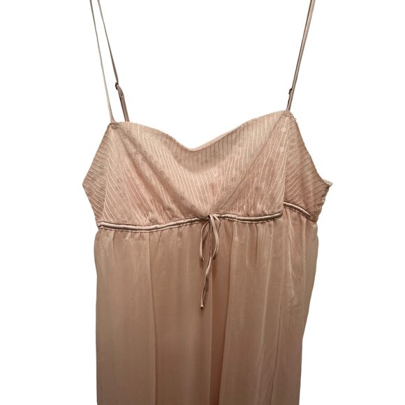 💰BOGO💰 Gold Label Victoria Secret Long Light Pink Nightgown with Sequin Top L - Picture 2 of 7